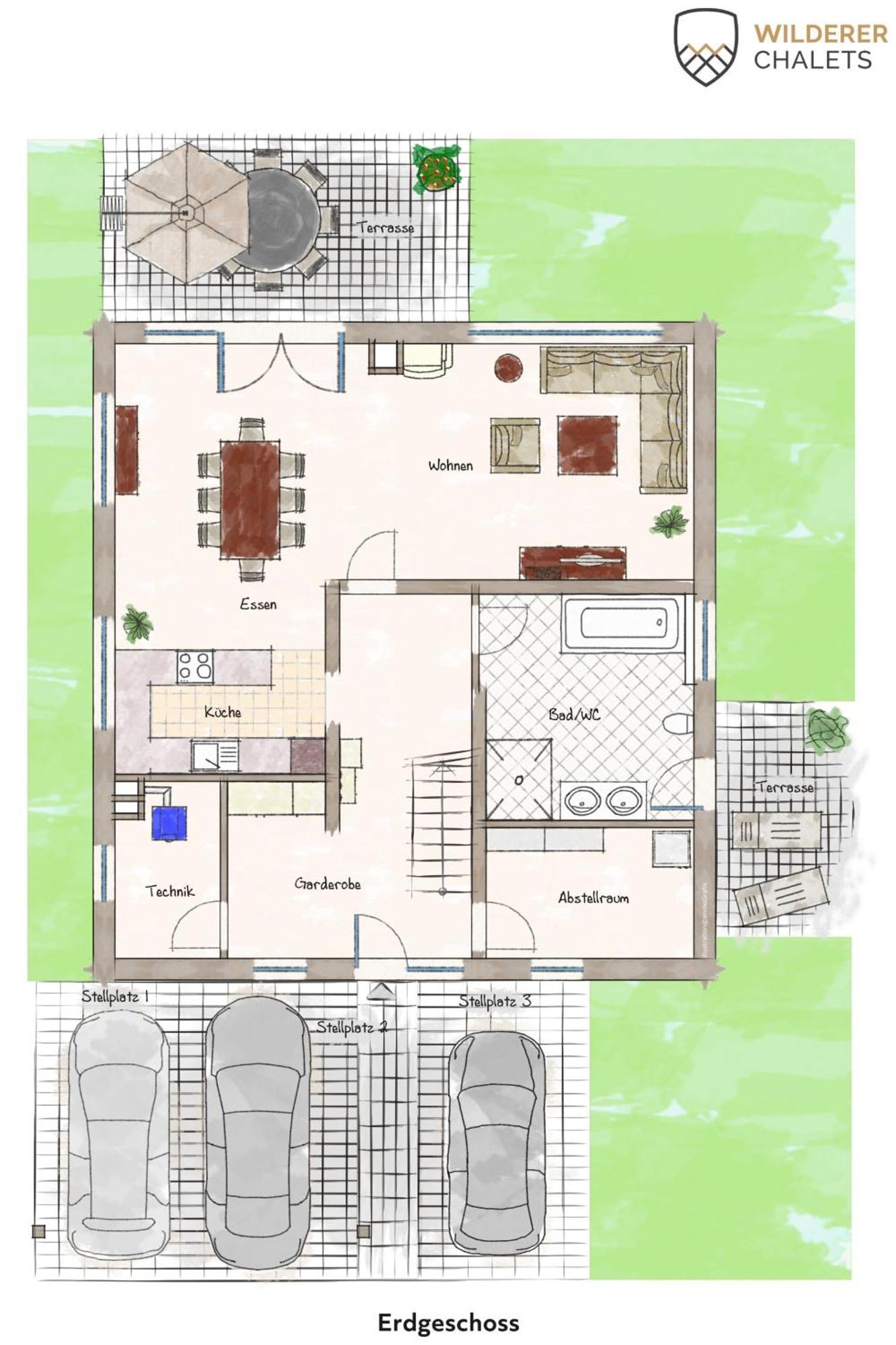 Wilderer Chalets 2-4 Personen 로이타쉬 외부 사진